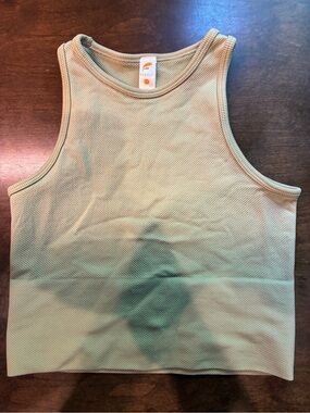 Tank Top Crop for Kids - Sage Green
